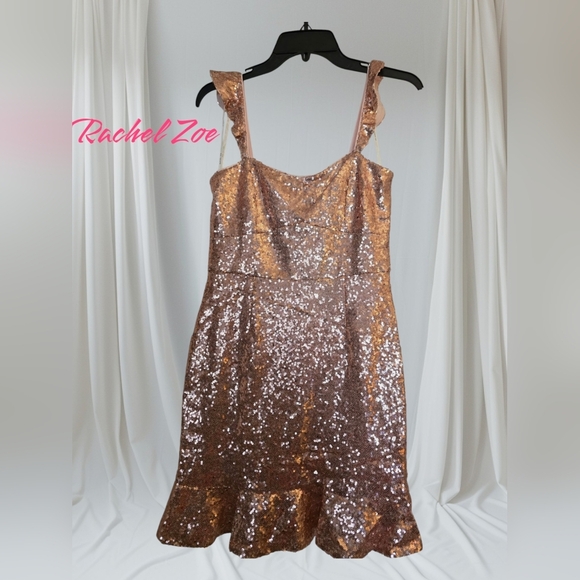 Rachel Zoe Pink Sequin Dress NWOT - Picture 1 of 6